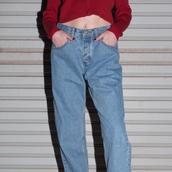 Brandy Melville Eliana Medium Wash Jeans - Picture 5 of 5